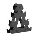 ダンベルラック ダンベル垂直スタンド ポータブルスポーツアクセサリー 3層タワー
