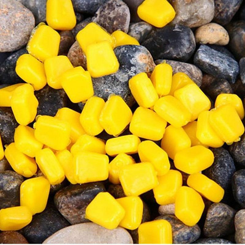 100ピース/個スメルソフトルアーアップベイトコーンフィッアーカープベイト