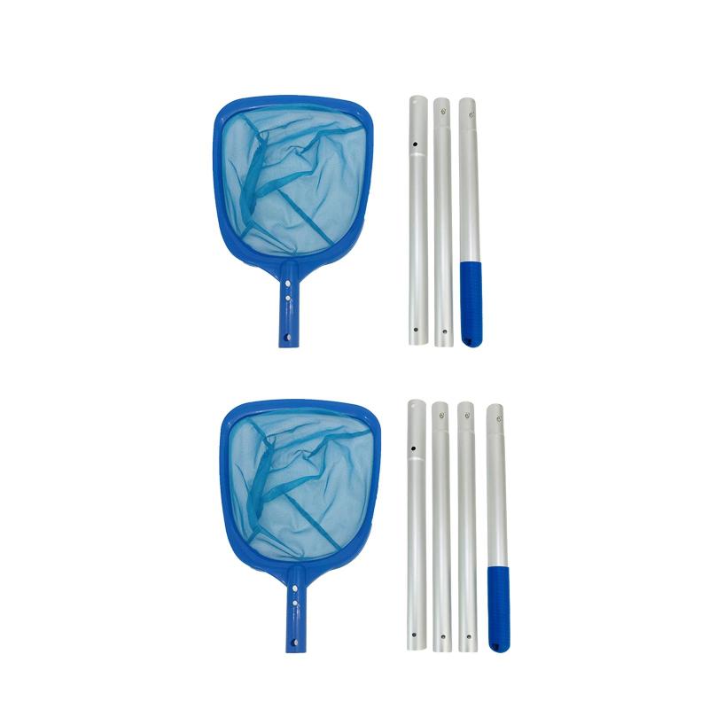 プールスキマーネット スイミングプールクリーニングネット 軽量ポールヤード 芝生プール 葉すくいネッ..