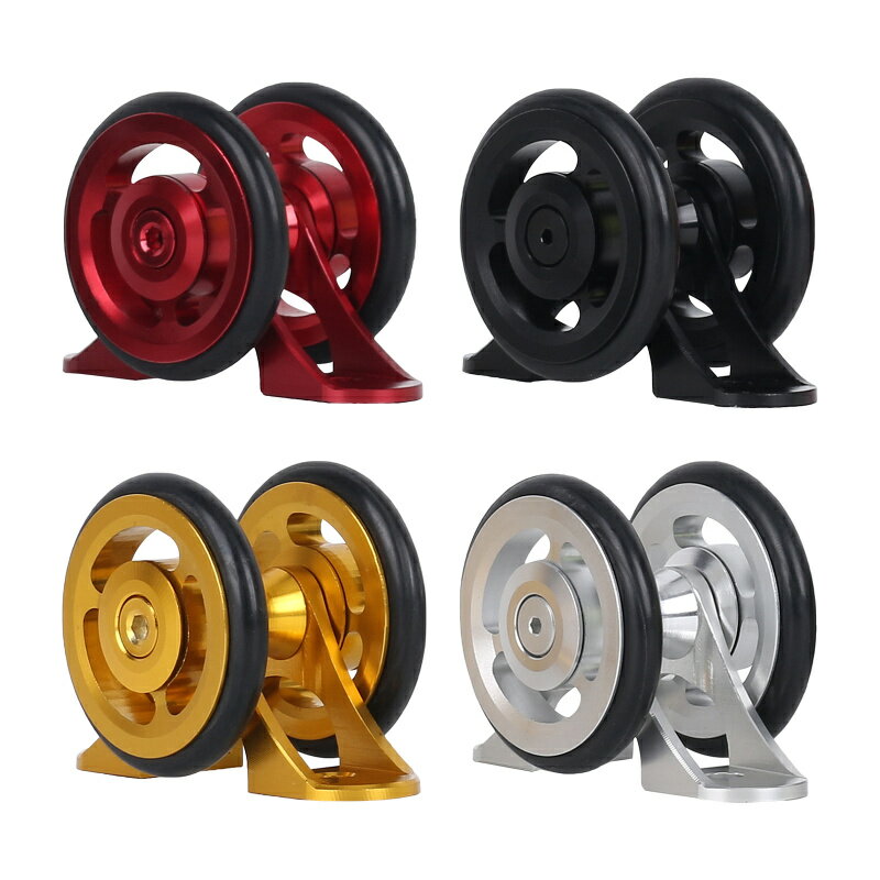 小型折りたたみ自転車イージーホイール合金高強度イージーアセンブリ自転車マッドガードダブルローラーパーツ用リアホイール