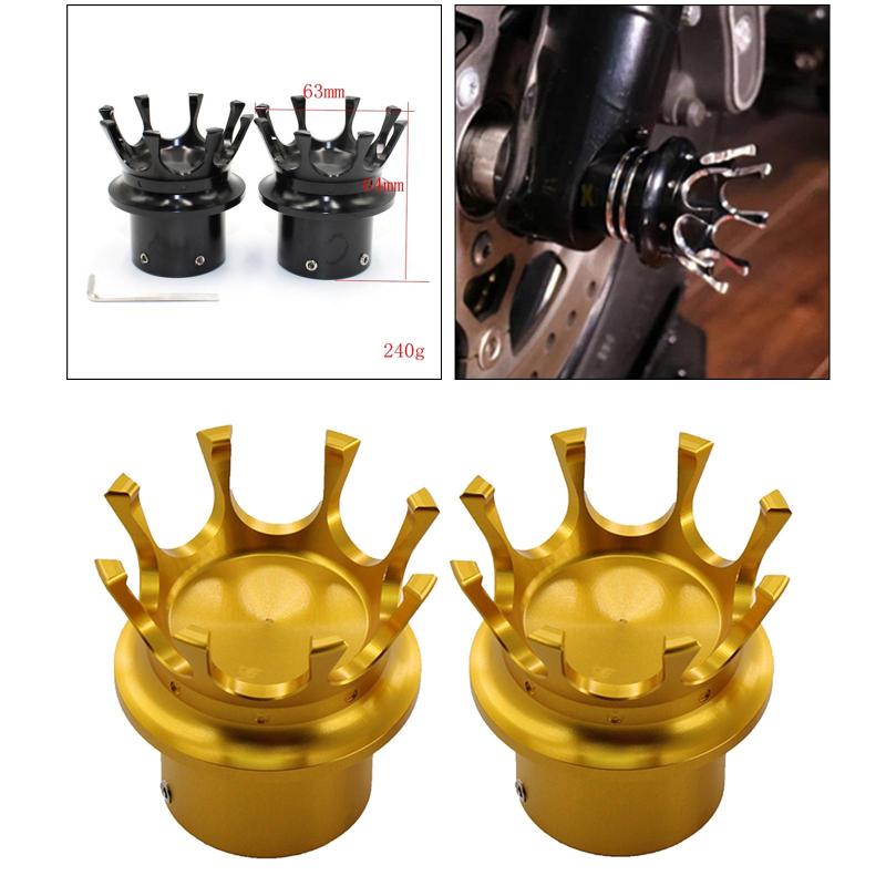 ツーリング用CNCモーターサイクルタイルフロントアクスルナットカバー ,