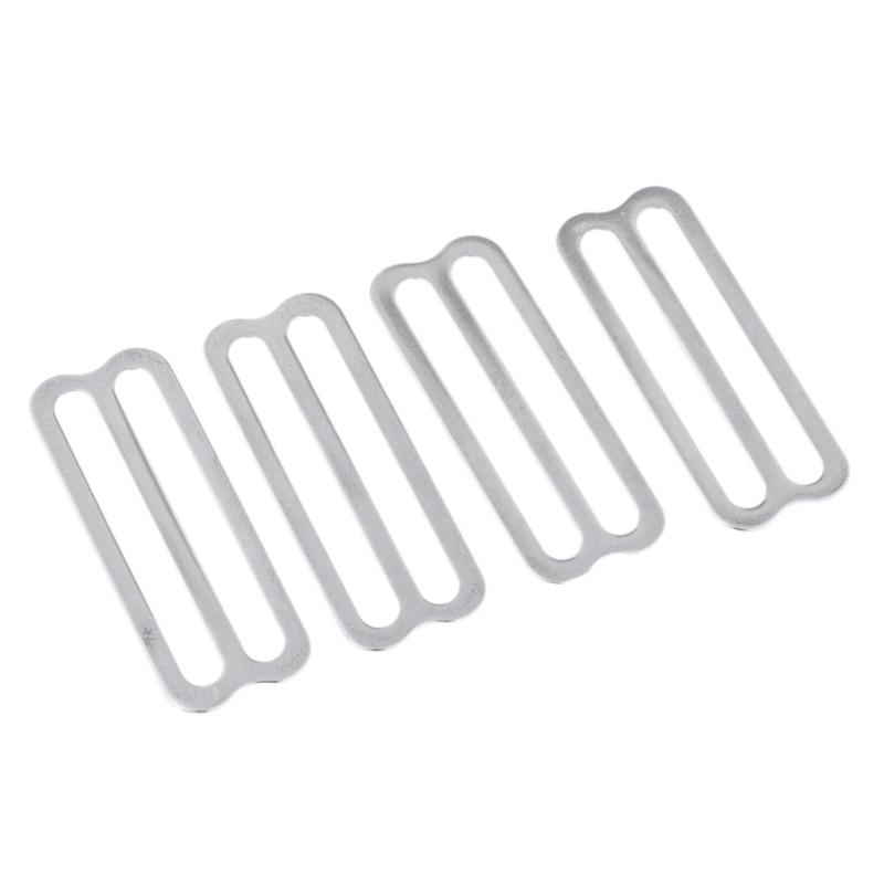 パック 4 ユニバーサル スキューバ ダイビング ステンレス鋼 2 インチ ウェイト ベルト キーパー リテ..