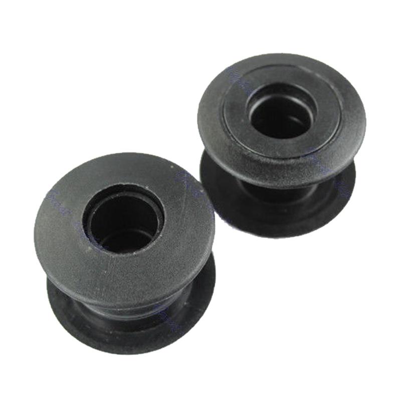 2個のテーブルロッドエンドキャップフーズボールブッシングテーリングワッシャー