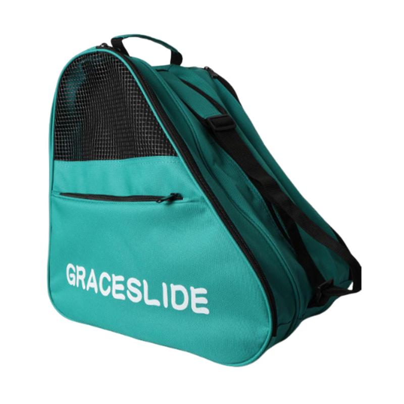 ローラースケートバッグ.アイススケートバッグ.冬用.スタイリッシュ.スキー用.通気性.調節可能なショル..