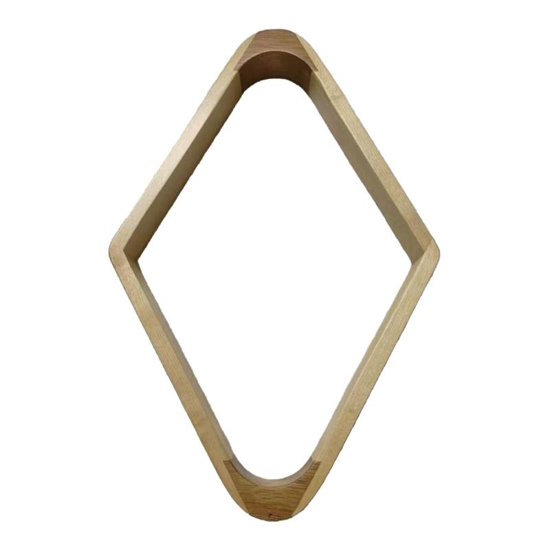 ビリヤードプールボールラック9ボールダイヤモンド.木製の頑丈なプールテーブルアクセサリー