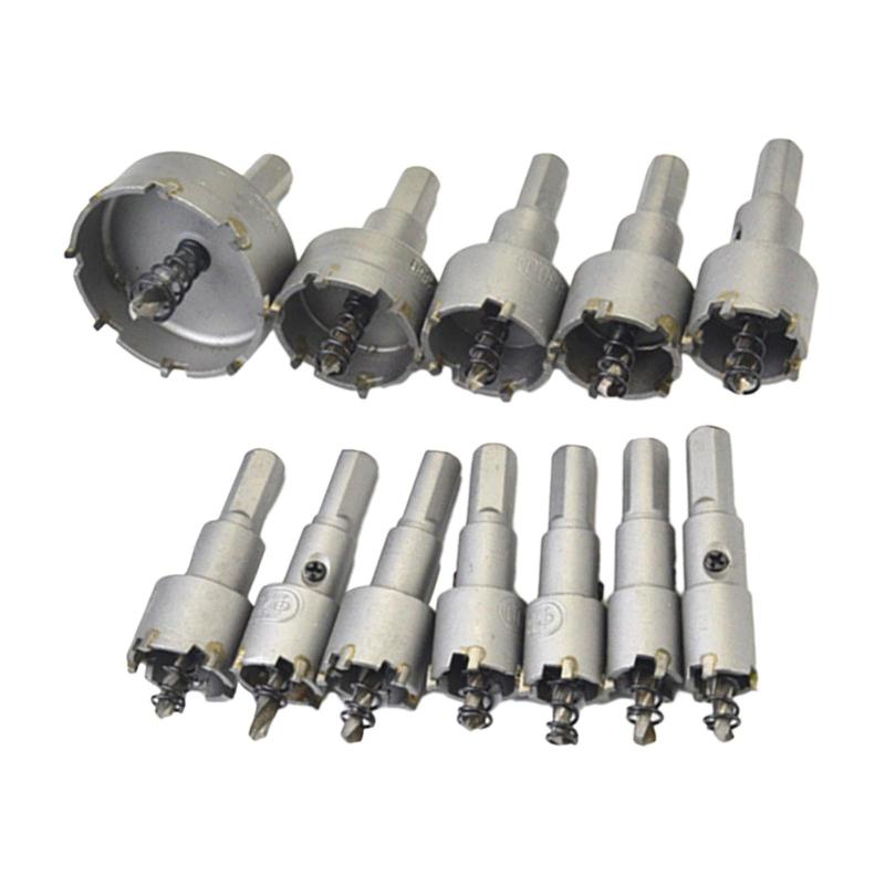12個のホールドリルビットソーセット ホールオープナー ステンレス鋼板木材用