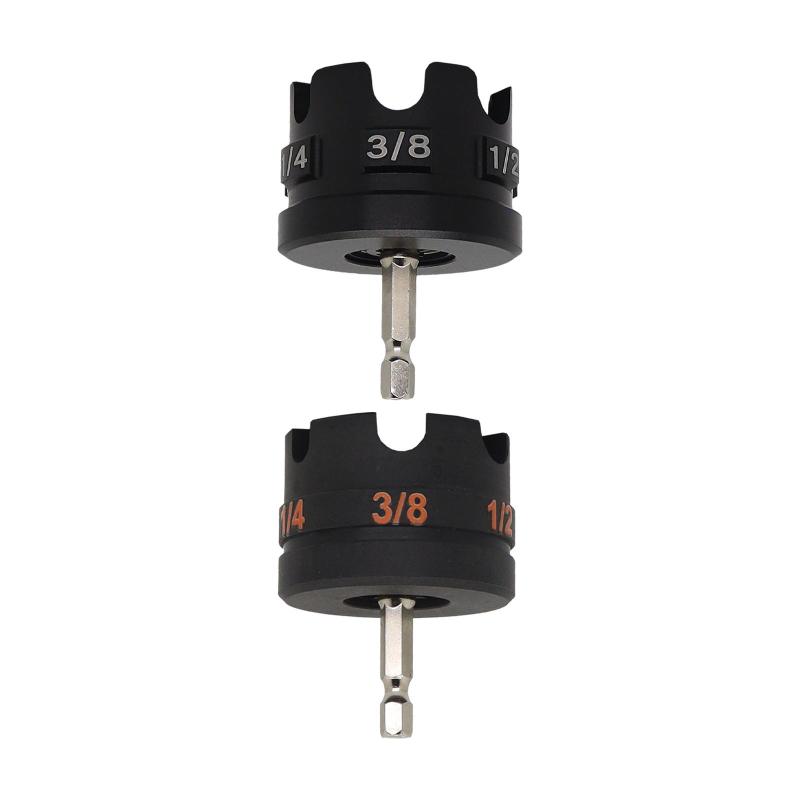 ナットドリルアタッチメント コンパクトで丈夫なナットリムーバーボルトエクストラクターツール 1/4イ..