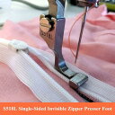 多くの工業用ミシンの目に見えないジッパーフットミシンジッパー押えの交換品
