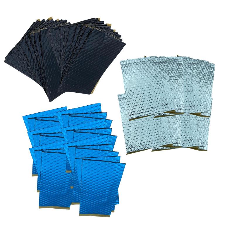 20 個車の消音マット遮音パッドヒートシート屋根ドア高温耐性自動車消音器