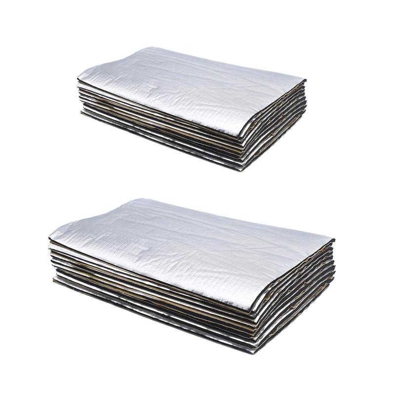 汎用車用防音マット素材ヒートシールド 車の屋根の床用 多機能防塵防音断熱 10個