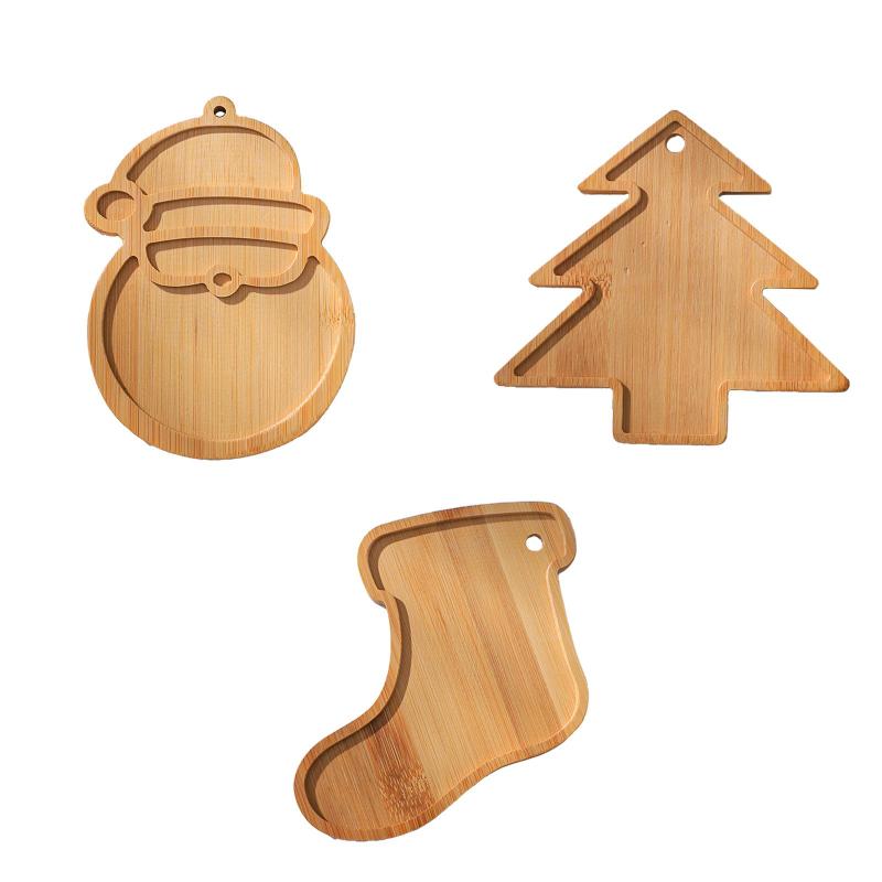 コースターベーストレイ クリスマステーマ 多機能 親子インタラクティブクラフト ブランク 竹モザイクベース DIYコースター作り