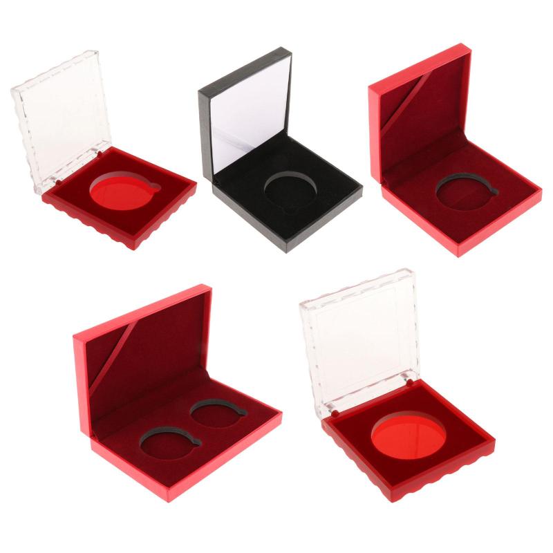 ディスプレイボックス 記念コインディスプレイボックス ヴィンテージ収納ボックス オーガナイザーボックス コインボックス コインディスプレイケース コレクター用 チャレンジコイン