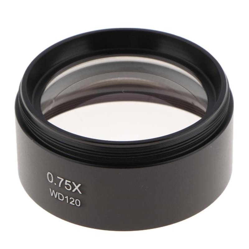 ステレオ顕微鏡作動距離117mm用0.75Xバーロー補助対物レンズ