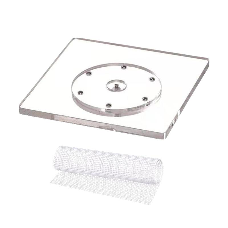 クッキーターンテーブル クリアクッキーデコレーター ターンテーブル クッキーデコレーションツール