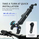 バイクハンドルバーアクションカメラマウント簡単取り付けマウントブラケット