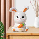バニー動物像工芸品キャビネット寝室リビングルーム装飾用