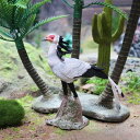 秘書鳥モデルフィギュアミニチュアデスクトップ装飾誕生日ギフト