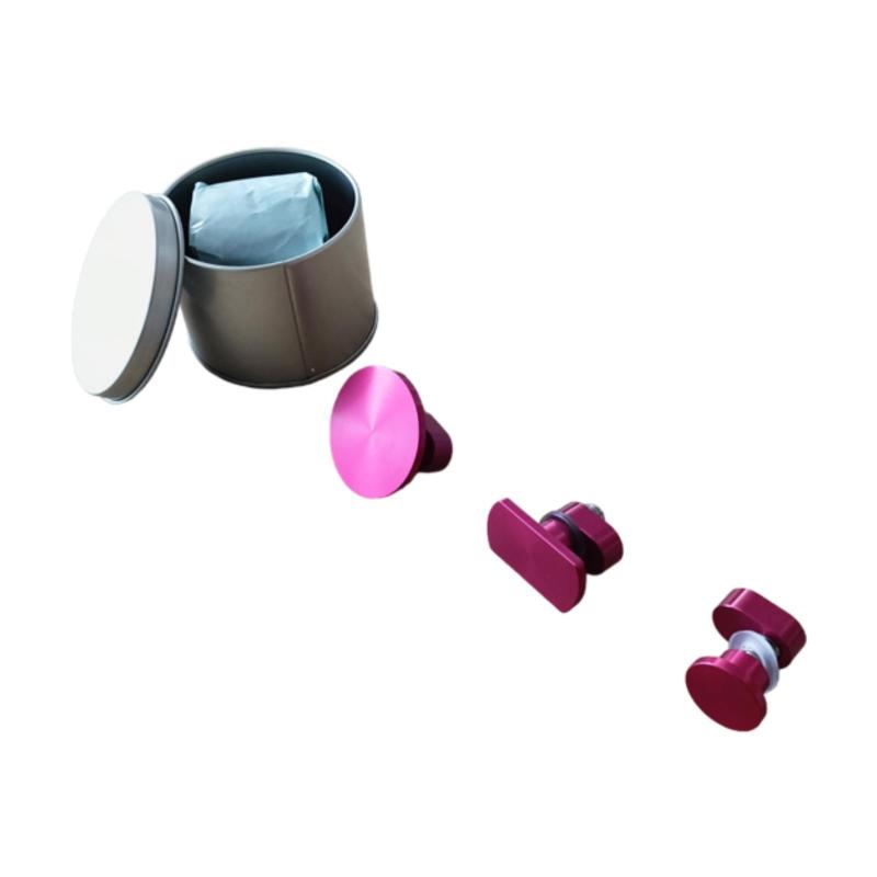 3x汎用へこみ除去プーラータブアルミ合金.コールドグルー付き.自動車ボディへこみ除去.車のへこみ修理ツールペイントレス