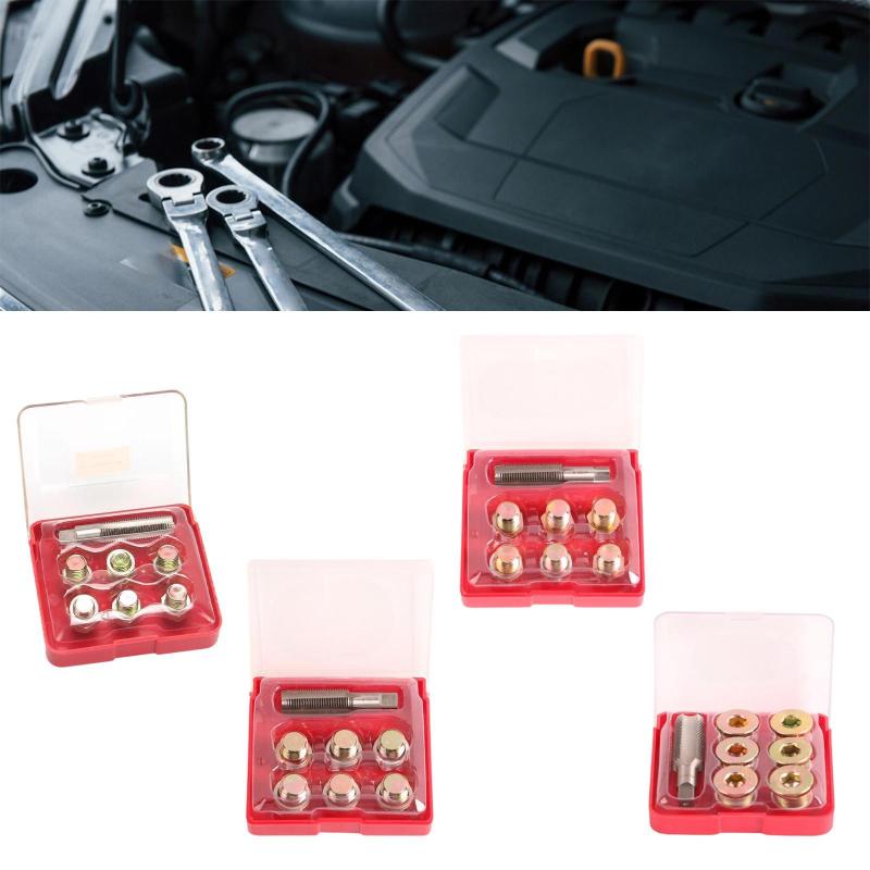 オイルドレンプラグねじ修理キット サンプドレンプラグ修理キット プロフェッショナルで使いやすいスペアパーツ オイルパンねじ再ねじツール