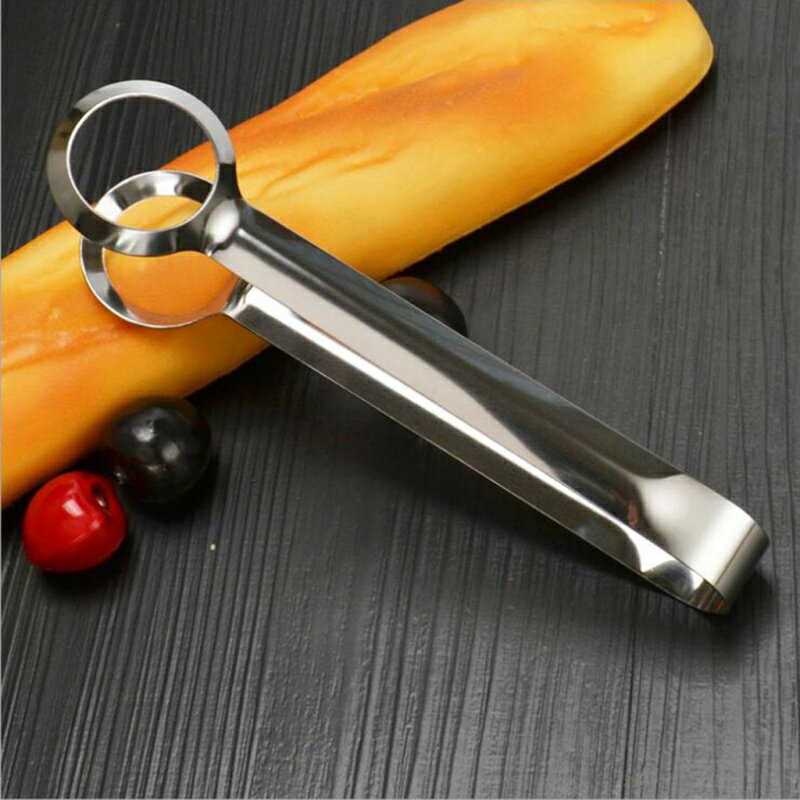 エッグクリップ多機能ステンレス鋼ピンセットティブエッグサプライキッチン