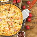 ハンバーガーターナー 快適なグリップ ピクニ用鋳鉄フライパン用金属ヘラ