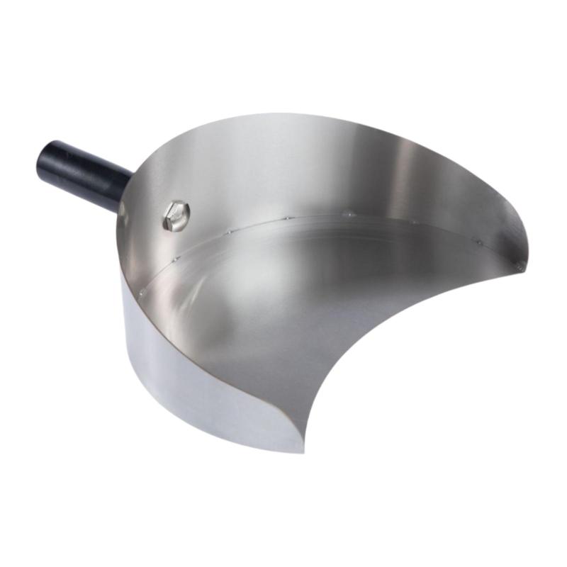 手持ち肉キャッチャーパンステンレス鋼グリルシャベル持ち運びが簡単ロティサリー肉シャベル屋外調理キ..