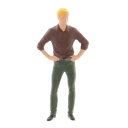 1つのクラシック1:64マンフィギュアジオラマオフィスストリートシーンペイントモデル