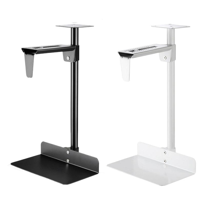 CPU 壁およびデスク下マウント ブラケット ユニバーサル 簡単に取り付けられるアクセサリ コンピュータ タワー マウント 高さ調節可能