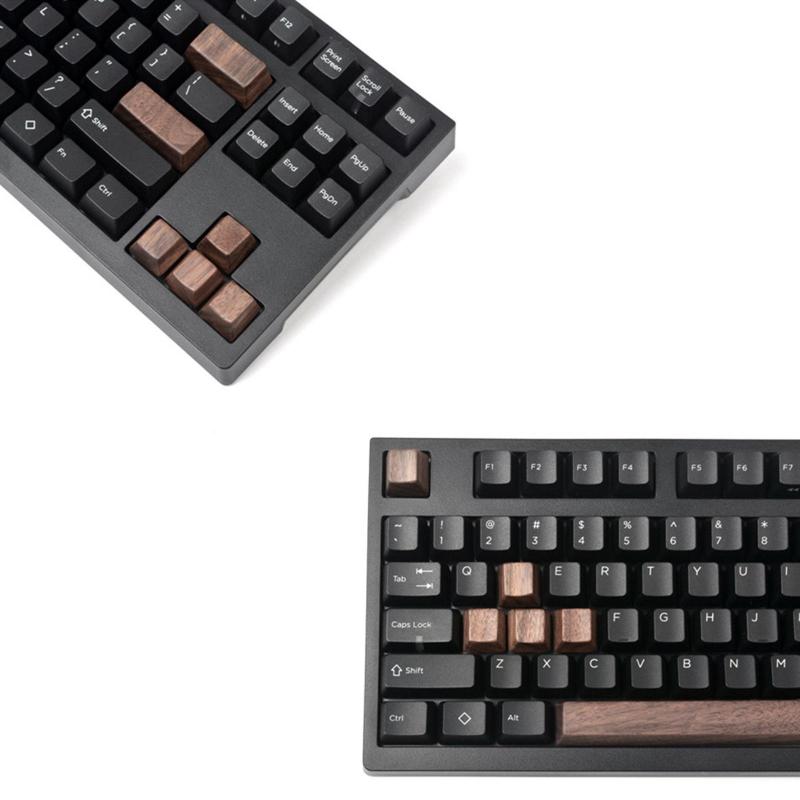 キーボード用木製キーキャップソリッドナットウッドキーキャップノベルティキーキャップ