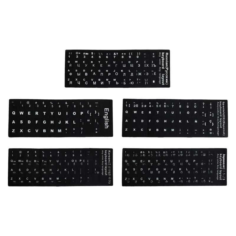 ラップトップキーボードステッカーPCデスクトップ用ユニバーサルコンピューターキーボードステッカー