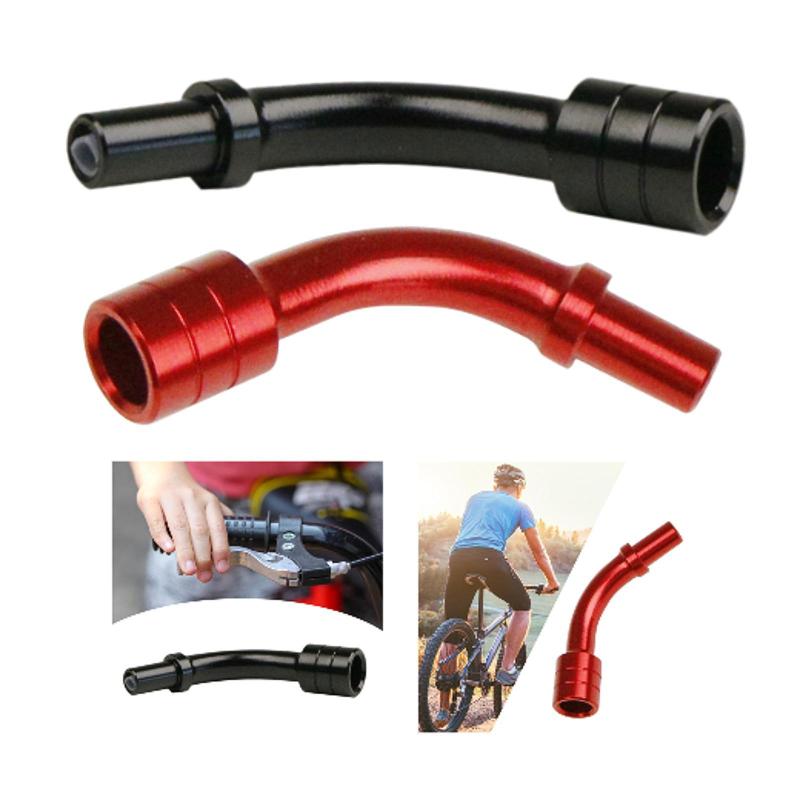 バイクvブレーキヌードルケーブルガイドパイプ自転車ブレーキベンドパイプサイクリングアクセサリーバ..