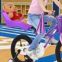 簡単に飾るアクセサリー装飾ポータブルファッションの大部分のための子供のための自転車人形の座席