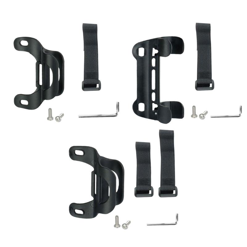 マウンテンバイクウォーターボトルカップホルダー用ゴムバンドインフレータマウント付きバイククリップ..