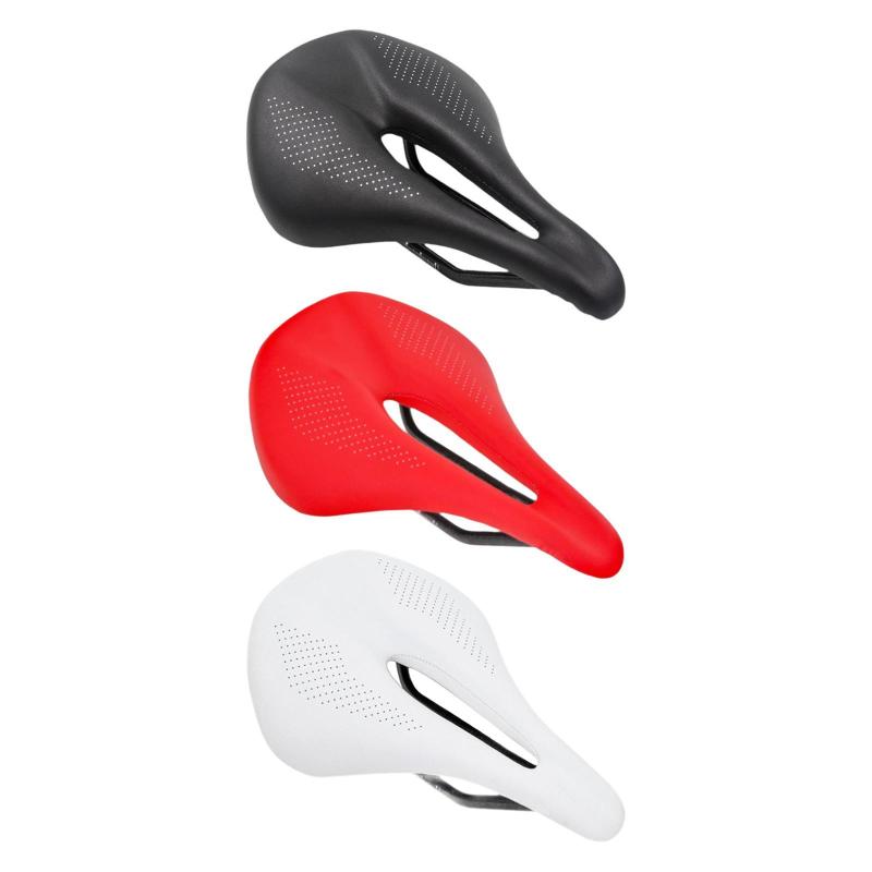 カーボンファイバー製自転車サドル.通気性/防水性/軽量クッションシート.BMX.マウンテンバイク.ロードバイク用