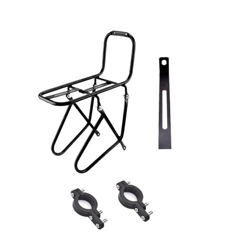 自転車フロントキャリアラック スチール サイクリング 折りたたみ自転車 マウンテン ロードバイク用
