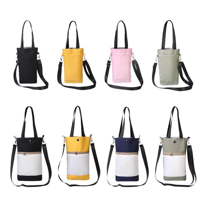 ウォーターボトルキャリアバッグ.ウォーターボトルホルダーバッグ.トートクロスボディウォーターボトルスリングバッグ.アウトドアウォーキング用ウォーターボトルバッグ