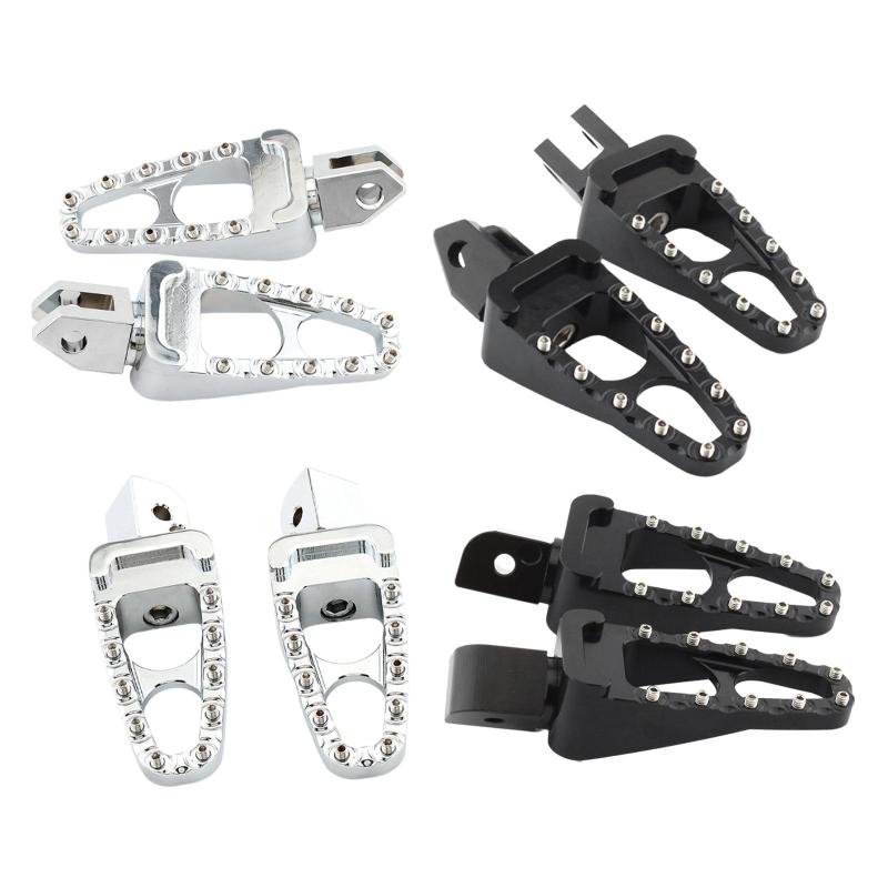 2ピース/個オートバイの足ペグ幅のフットペグnonslip に適用 xj1300 xjr1200 xj6 diversion/fのフットペダルフットレスト(4)