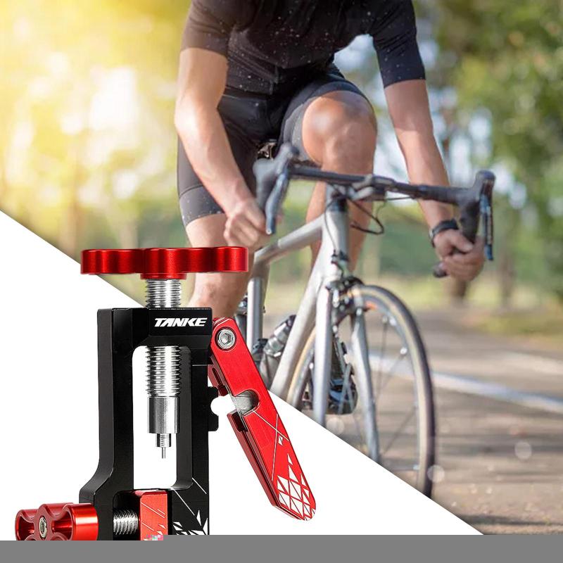 自転車持針器ドライバーケーブルプライヤー合金2in1バーブドライバーツール赤