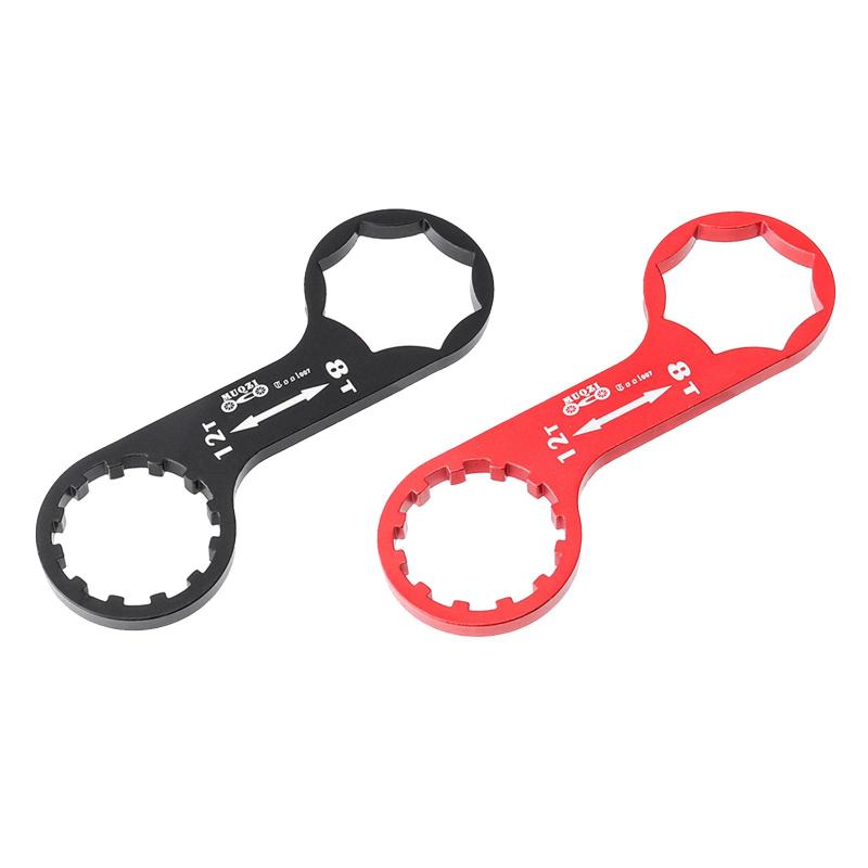 バイク自転車フロントフォークキャップレンチフォーク取り外しツールXcrTB用ニウム合金