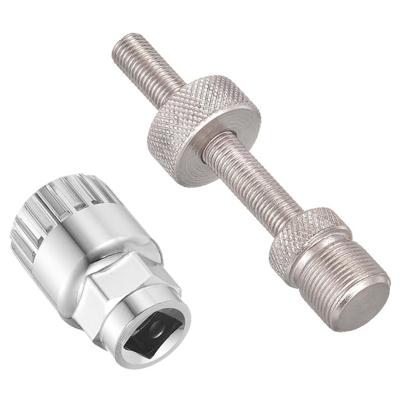 ボトムブラケット取り外しツール サービス補助ツール 多機能ポータブルスプライン取り外し マウンテンバイク用固定ロッド