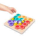 子供の幼児の誕生日プレゼントのための木製のパズルゲーム早期学習