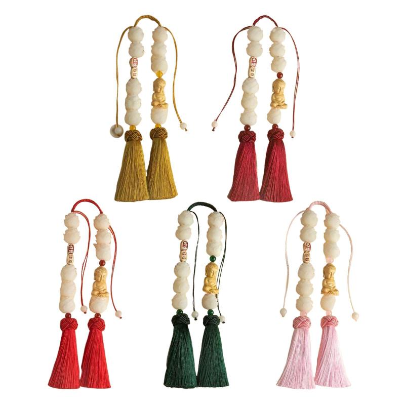 車のバックミラーペンダントぶら下げアクセサリー樹脂ギフトユニバーサル簡単なインストールタッセル室..