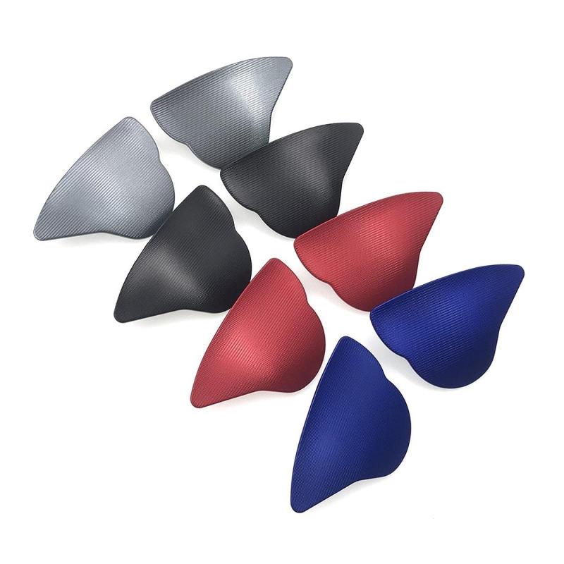 2xミラーブロックオフプレートは.R6のアルミニウム合金安定ミラーホール装飾カバーバイクアクセサリー..