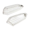 1ペアオートバイターンシグナルライトハウジングプレミアムポータブルダイレクトプロフェッショナルスペアパーツアクセサリーライトカバー