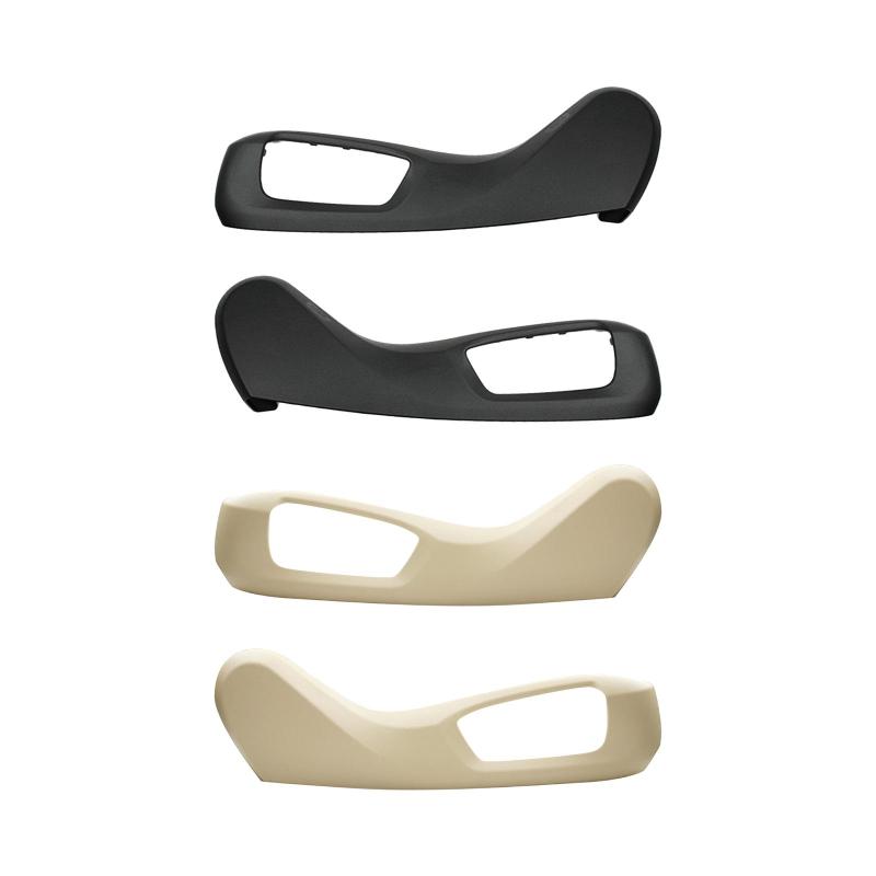 フロントアウターシートトラックカバー カーアクセサリー 取り付け簡単 頑丈なシートトリムサイドカバ..