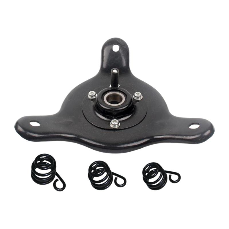 三角形のディスクベースブラケット頑丈なスチールブラシカッター芝刈り機バックフレーム