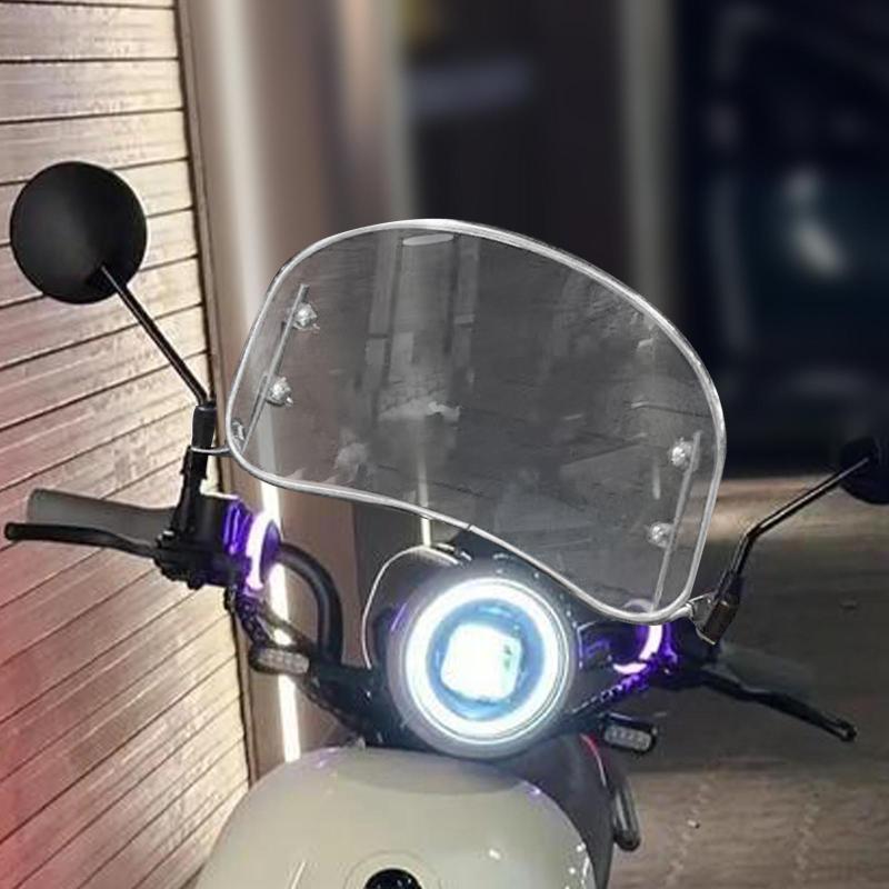 バイク用ウインドスクリーン 取り付け簡単 ユニバーサル Q85C Q30C Q80C用