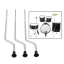 ヘビーフロドラムレッグラバーフィート交換部品3個パック