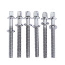 ドラムロッド ドラムボルト ワッシャー付き 修理用 交換部品 全2サイズ - 直径5mm