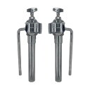 2xシンバルスタンドブラケットロングタムアームボールクランプジャズドラムセットパーカッション用